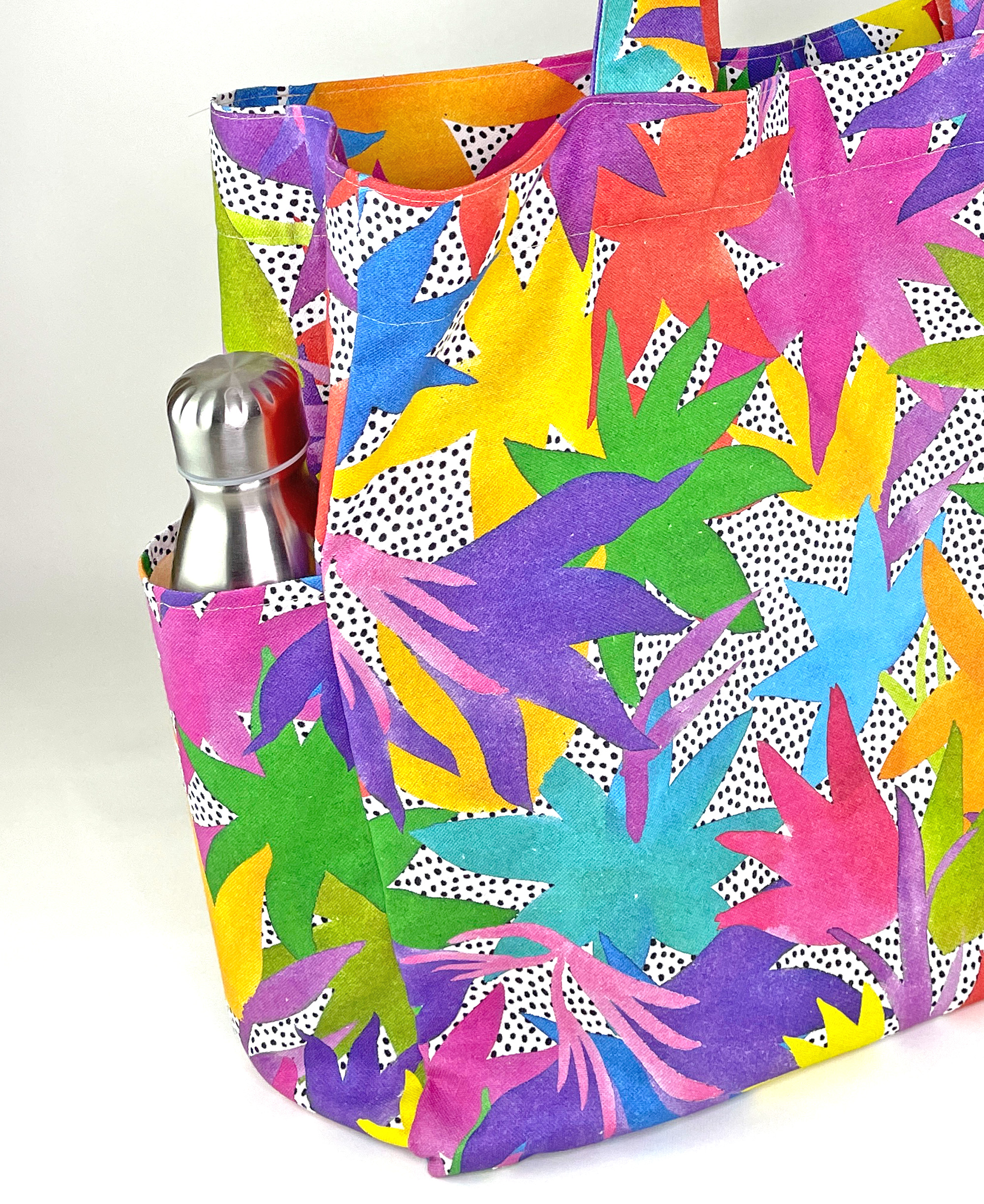 Bolsa de playa Formentera XL "Jardín de verano" - Imagen 4