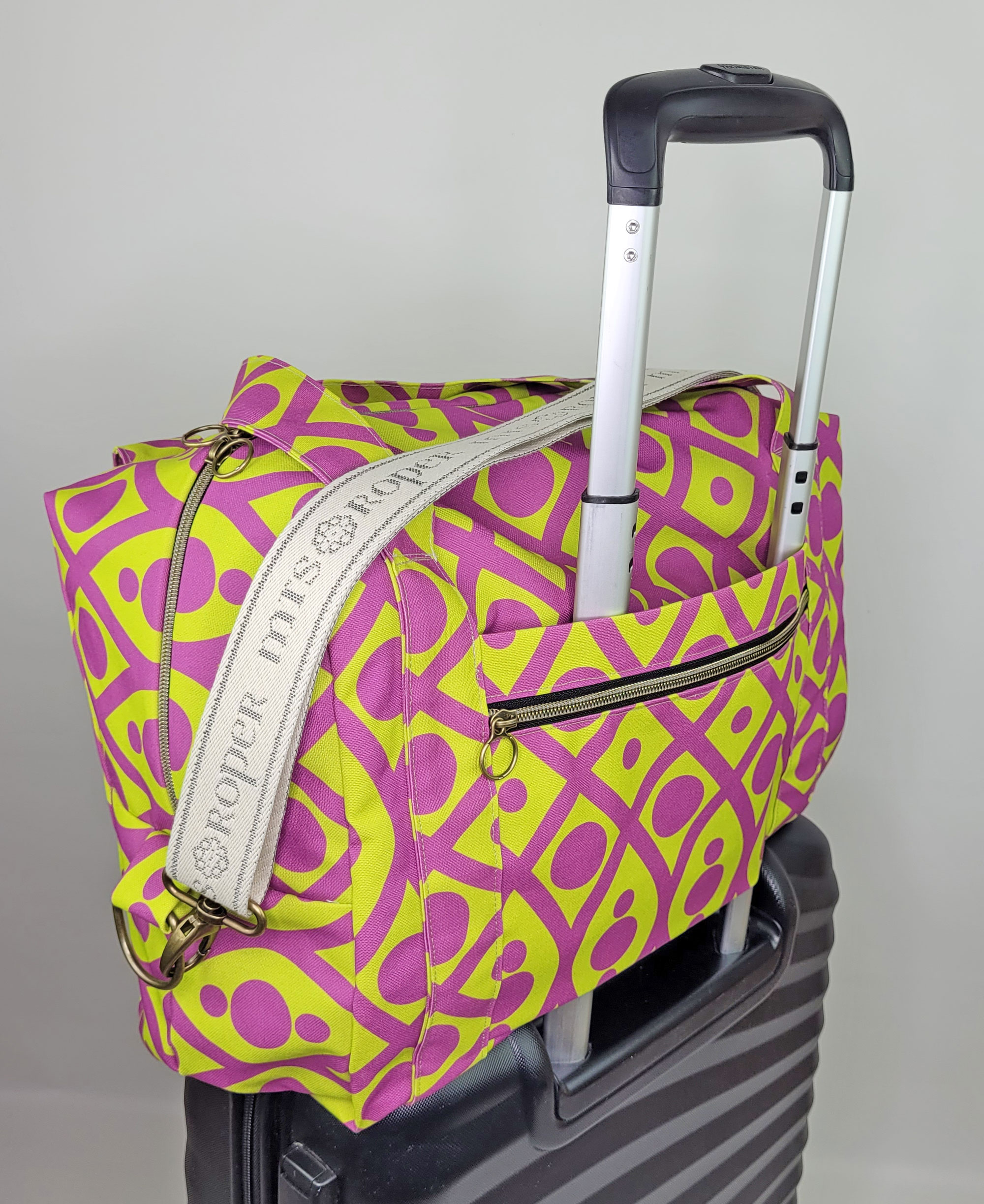 Bolsa de viaje Positano "Good Vibes" lima - Imagen 2