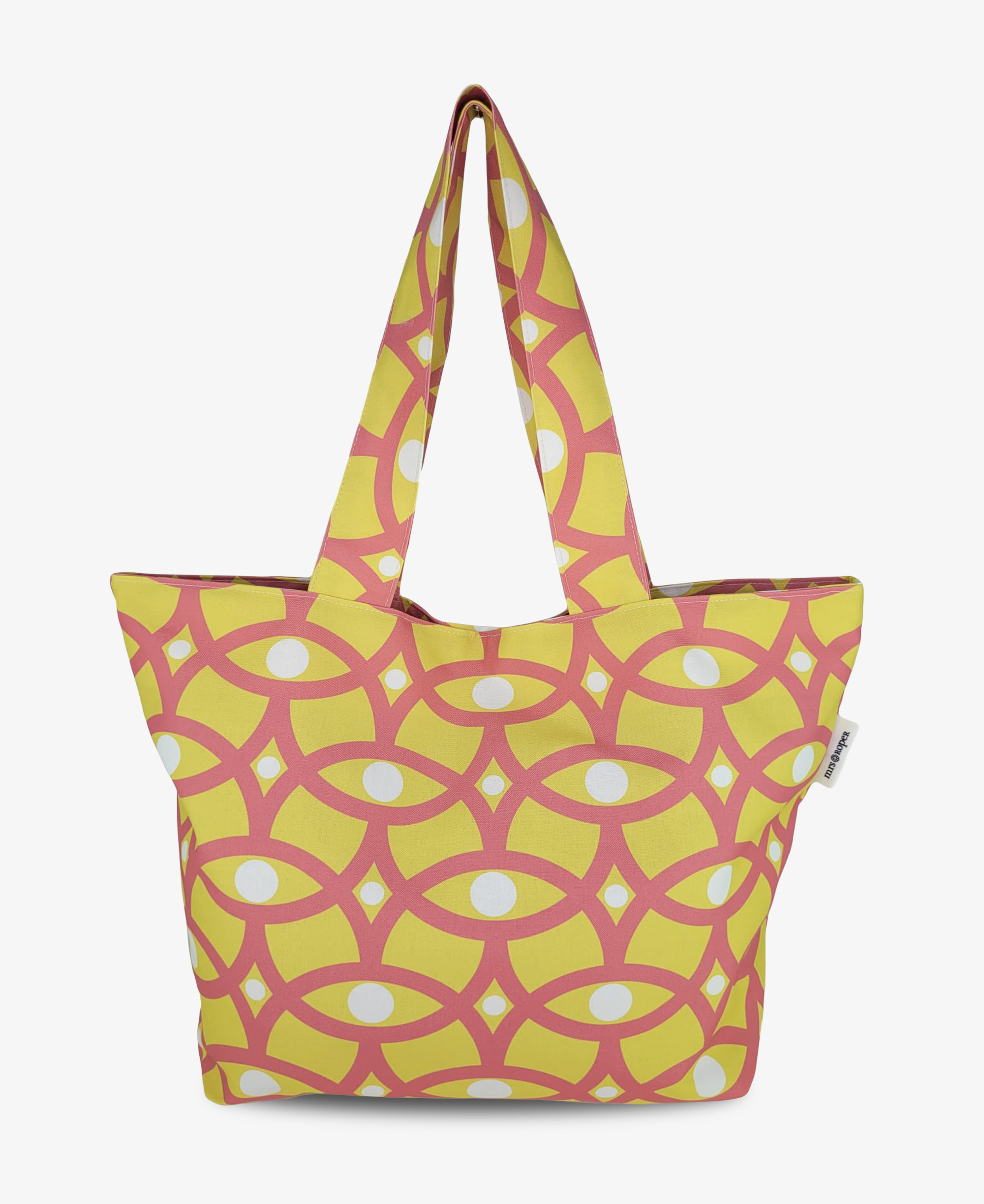 Bolso shopper Altea XL "Celosía" yellow
