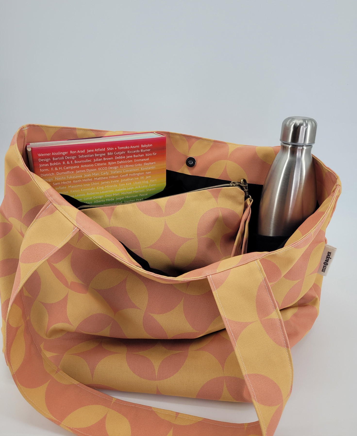 Bolso shopper Altea XL "Ice Cream" orange - Imagen 2
