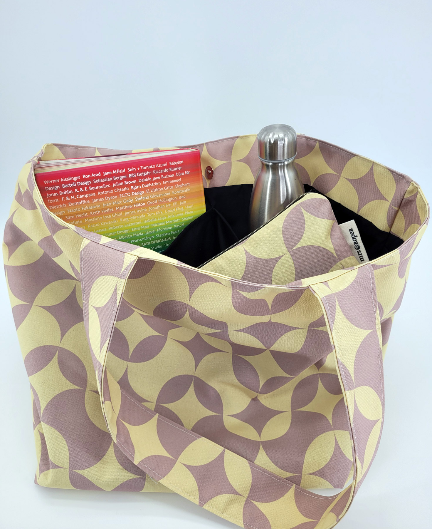 Bolso shopper Altea XL "Ice Cream" vanilla - Imagen 2